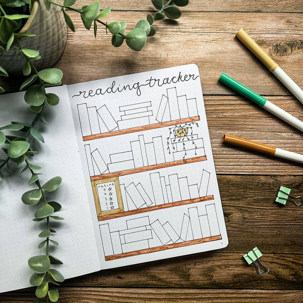 Organize Your Reading with a Bullet Journal Book Tracker