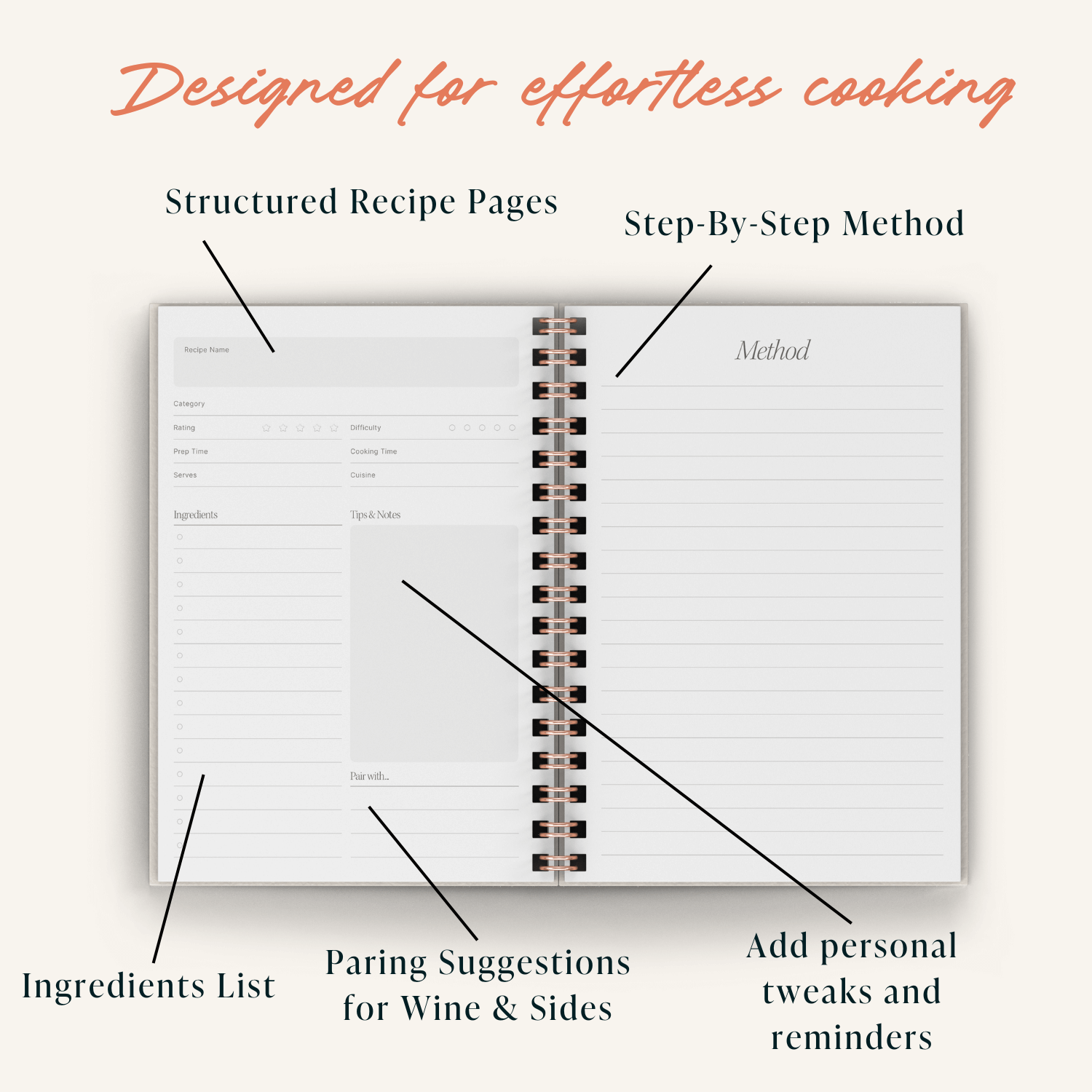 Recipe Journal - Tomato Vine