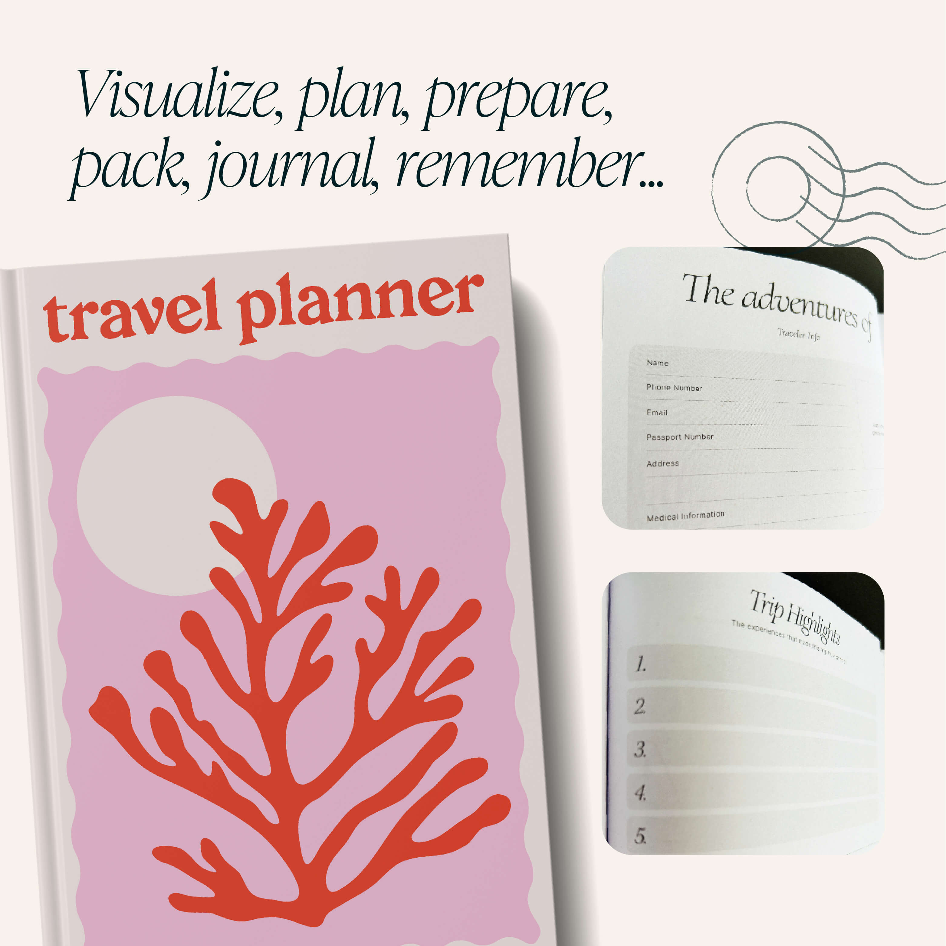 Travel Planner - Red Coral