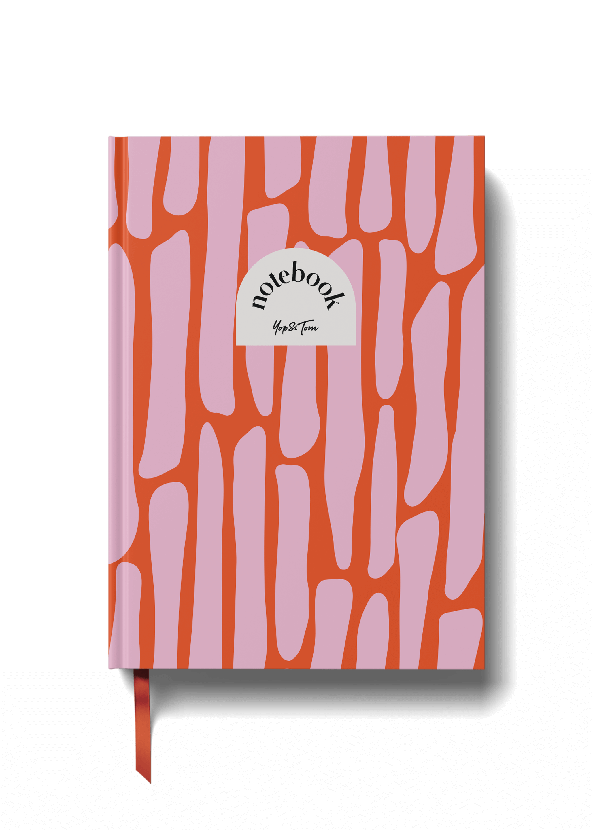 Lined Notebook (A5) - Pink Pebbles