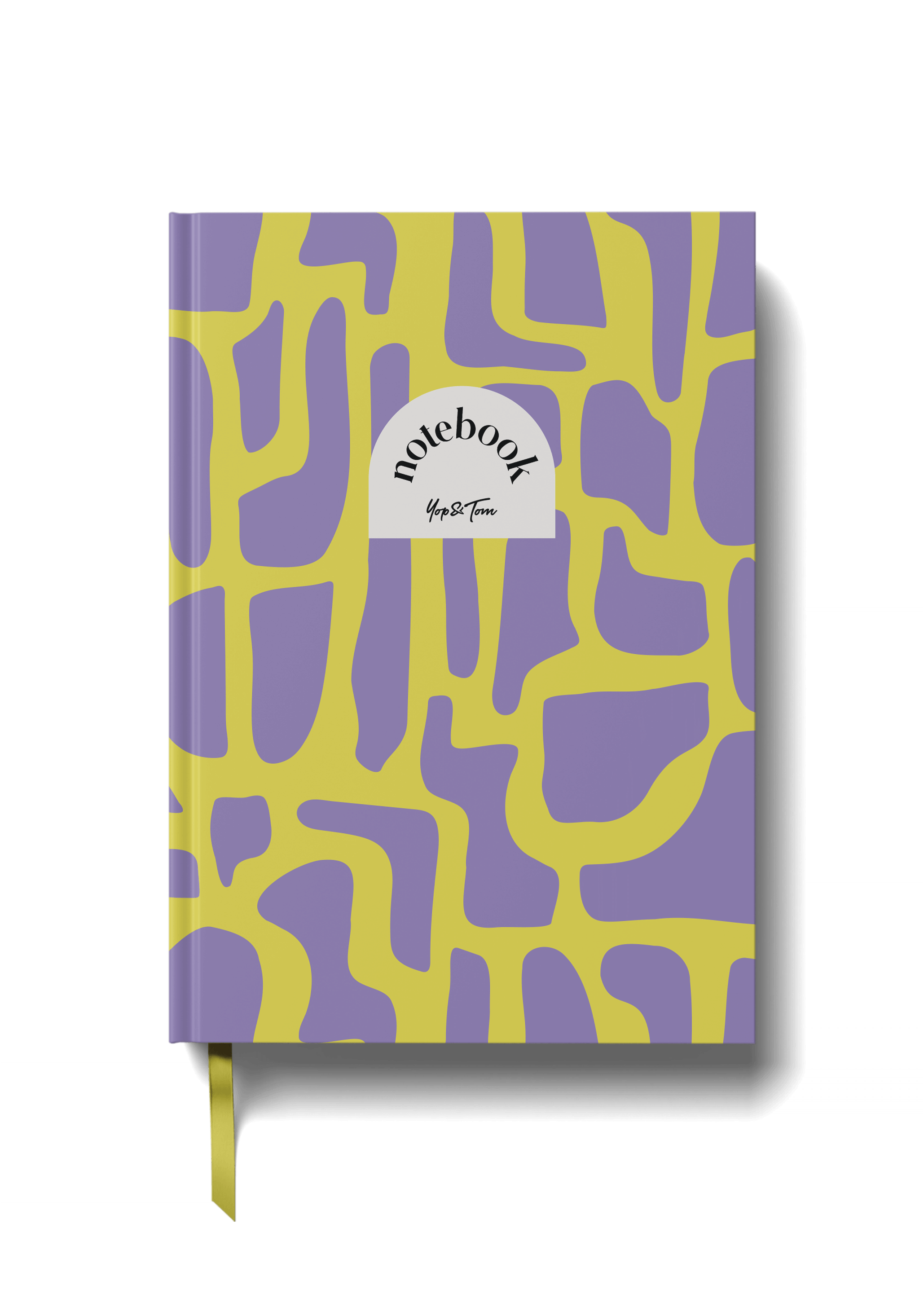 Lined Notebook (A5) - Purple Islands