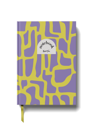 Lined Notebook (A5) - Purple Islands